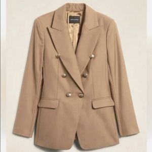 NWT Banana Republic Captain's Blazer Jacket Camel size 2